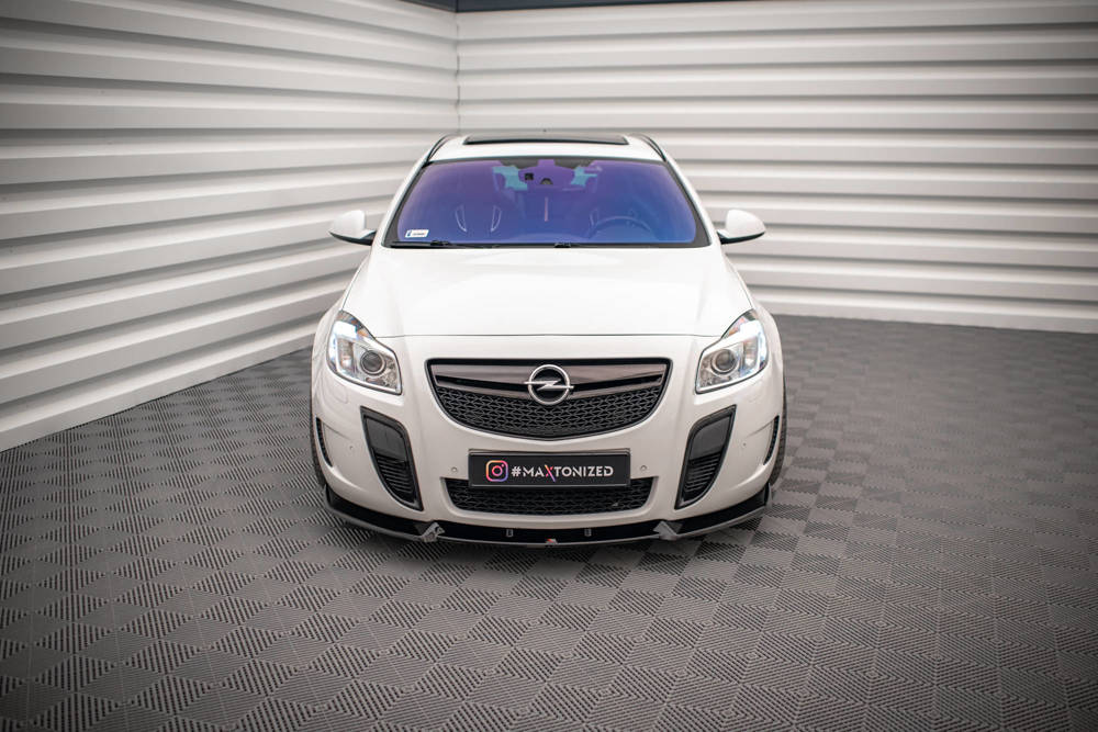 Voorspoiler V.2 Opel Insignia OPC MK1 Glans Zwart