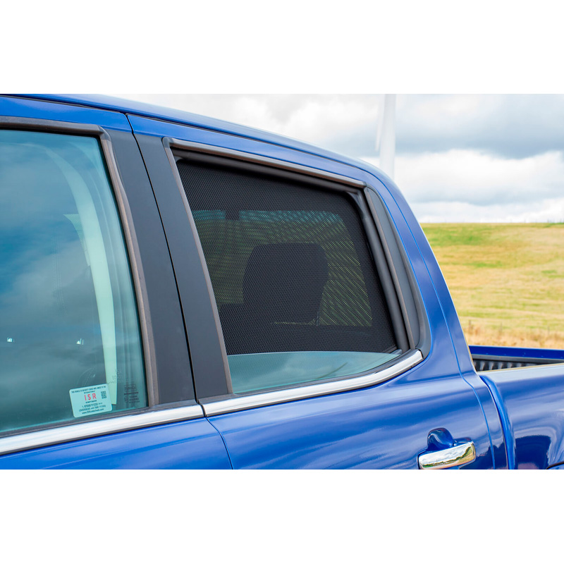 Set Car Shades (achterportieren)  Ford Ranger D/C T6 4-deurs 2011- (2-delig)
