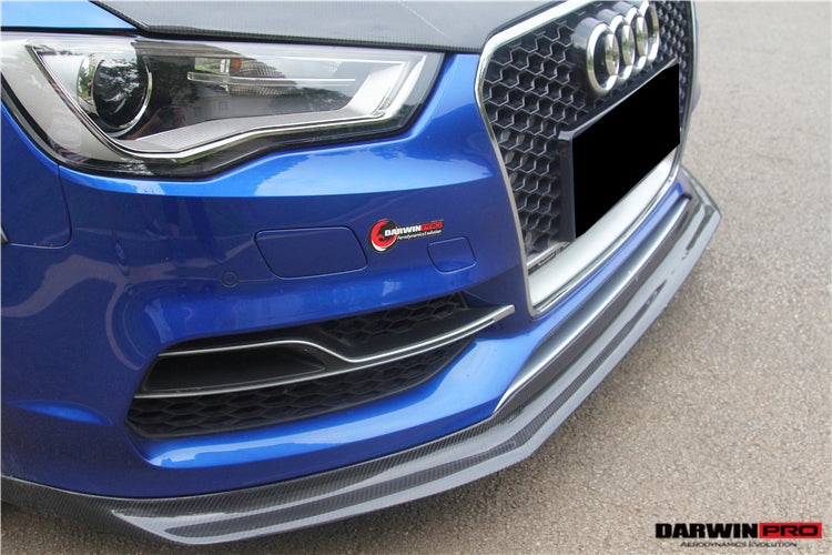 Audi S3/ A3 Sline Sedan BKSS Style Front Lip Carbon 2013-2016