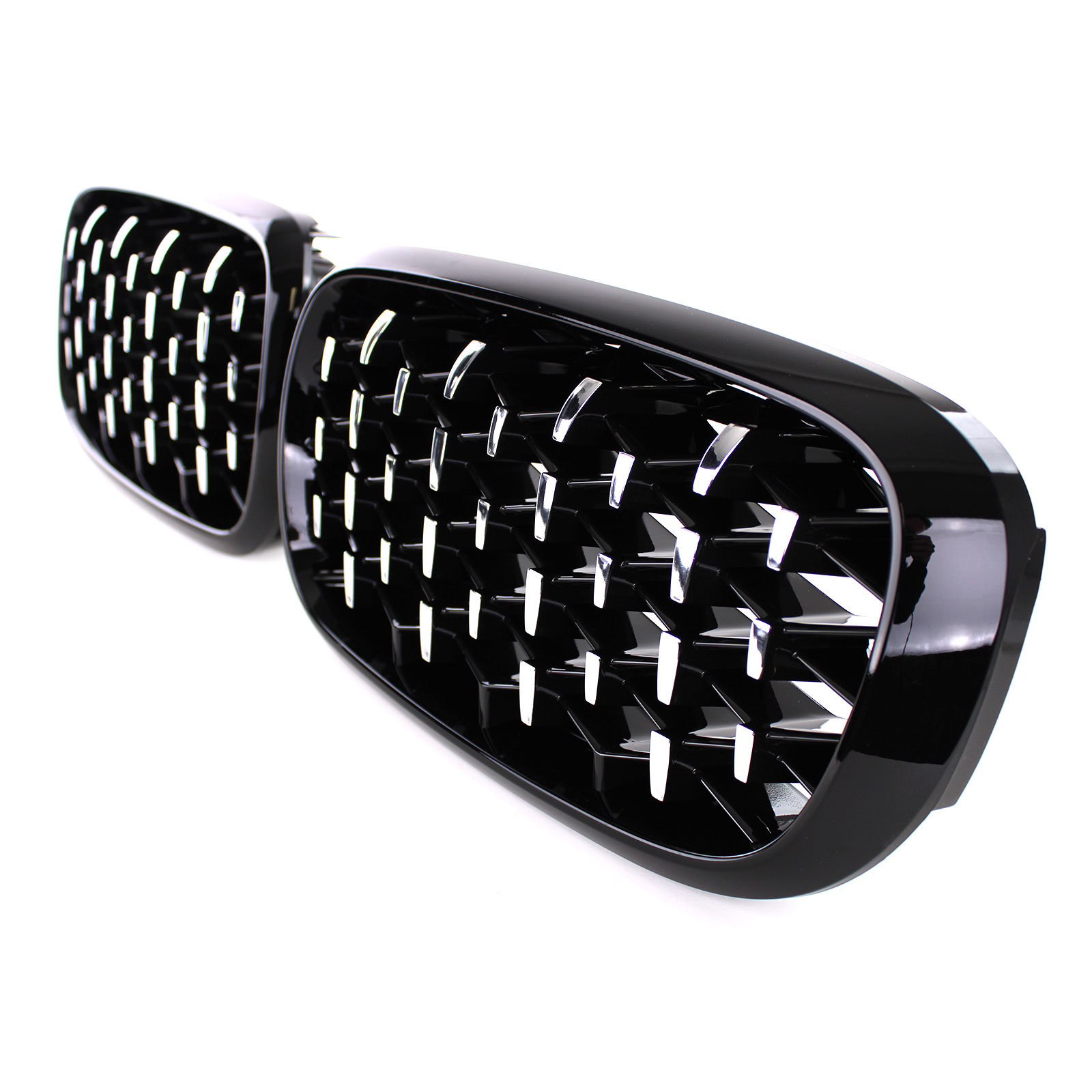 Grills BMW X5 F15 X6 F16 2013-2018 Exclusive Glanzend zwart/chroom