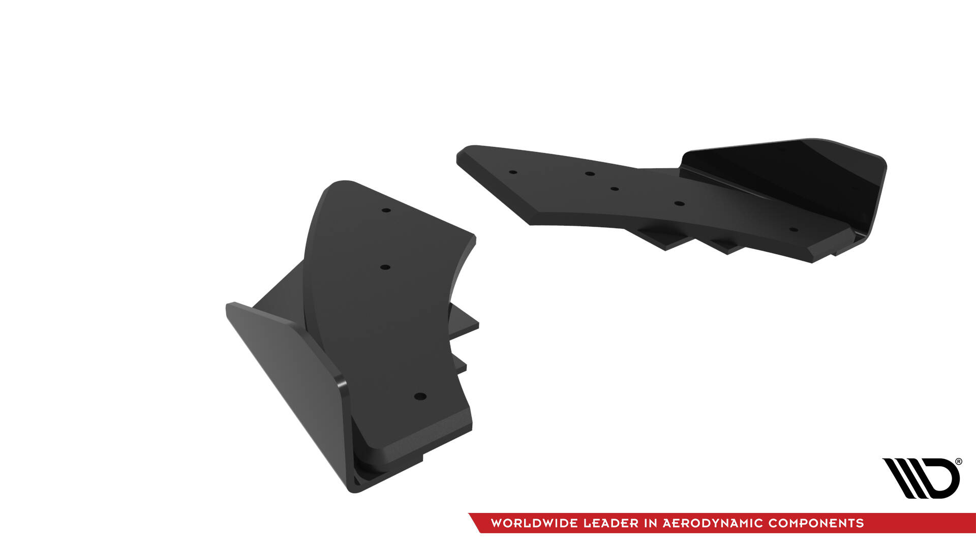 Street Pro Achterzij Spoilers + Flaps Audi S3 / A3 S-line 8Y Facelift Maxton Glanzend zwart