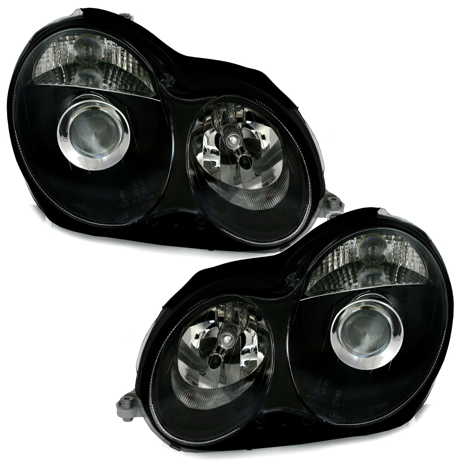 Faros Mercedes W203 New negro