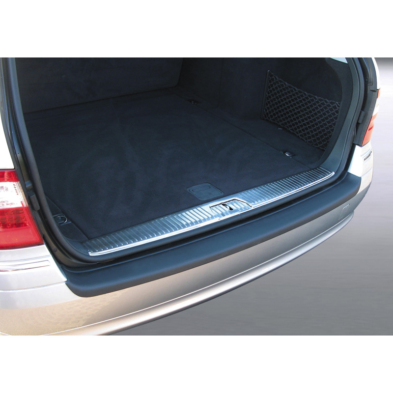 ABS Achterbumper beschermlijst  Mercedes E-Klasse W211 Kombi 2002-2009 Zwart
