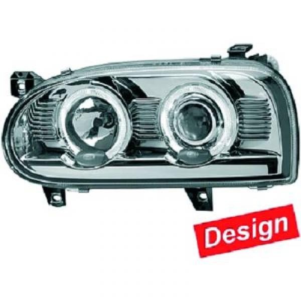 Koplampen VW Golf 91-97 POS.RINGE '98 OPTIK