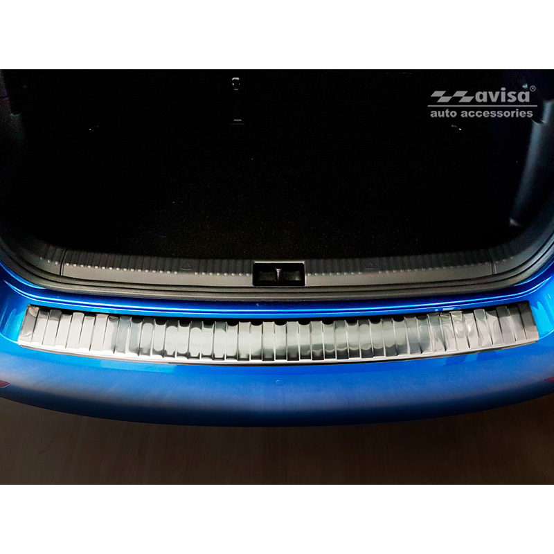 RVS Achterbumperprotector  Skoda Fabia III HB 5-deurs Facelift 2018-2021 'Ribs'