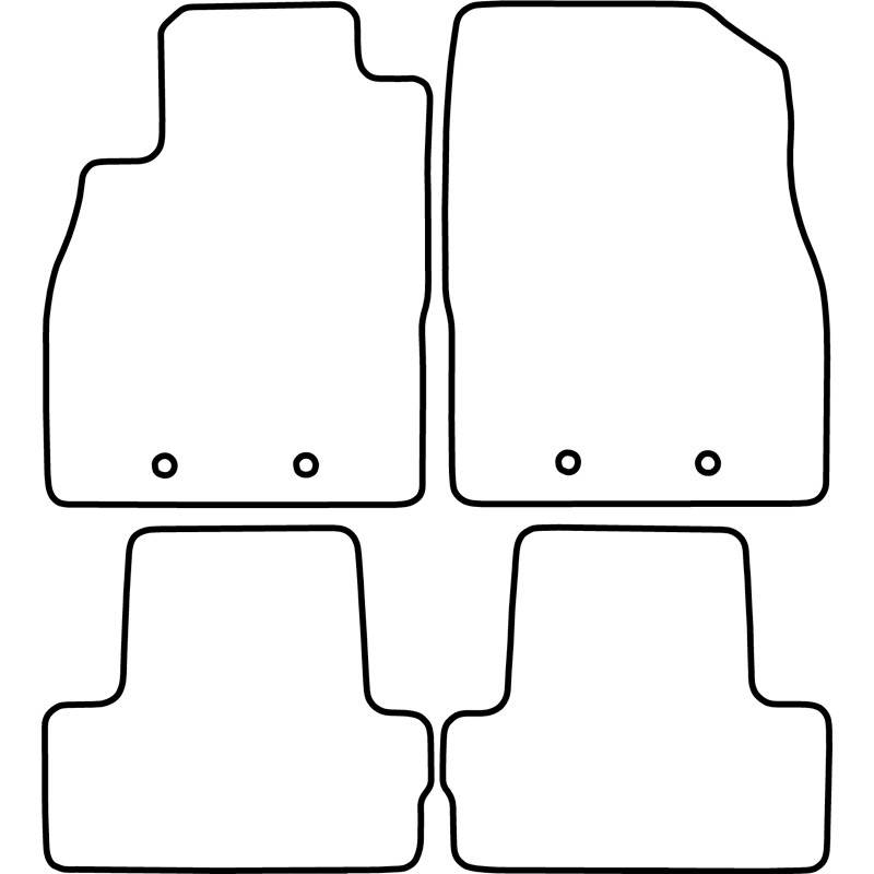 Automatten Velours  Chevrolet Volt 2011-