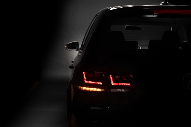 Taillights led VW Golf VI 10/08- R-look red