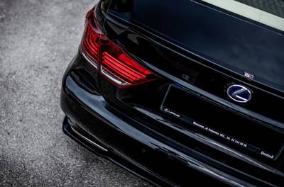 Diffuser Lexus LS Mk4 Facelift Glans Zwart