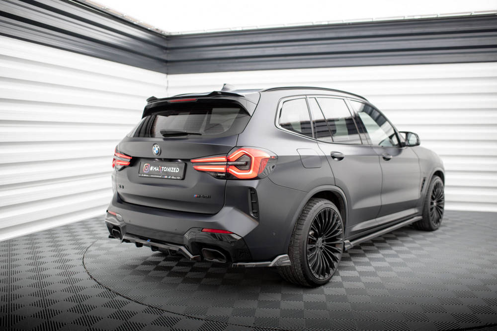 Zijdiffusers BMW X3 G01 M Pakket FL Maxton Glans Zwart