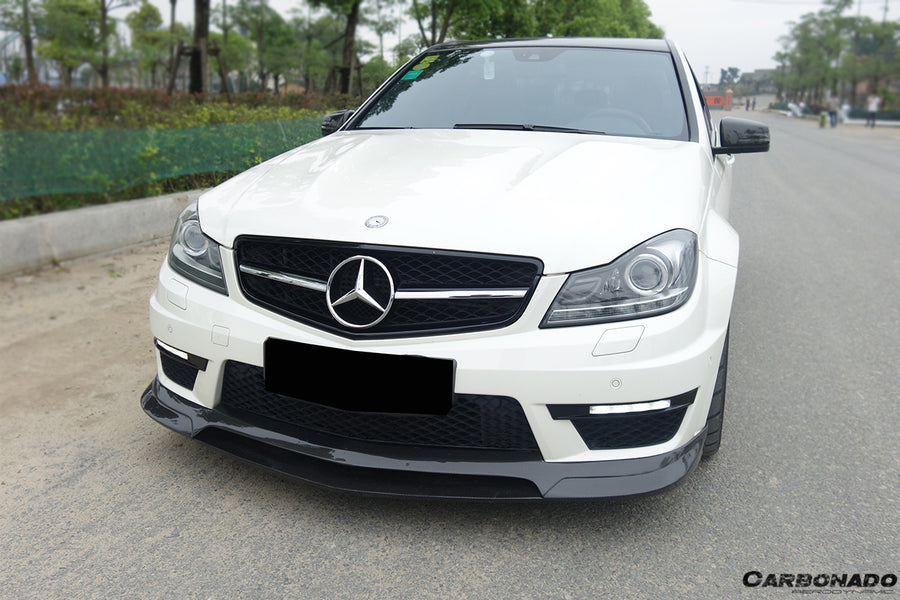 Mercedes Benz W204 C63 AMG RZ Style Carbon Fiber Voorspoiler 2012-2014