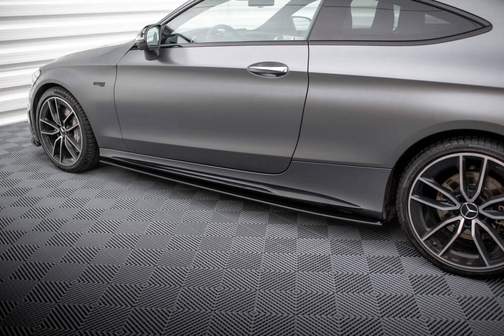 Zijskirts Mercedes C43 W205 Coupe FL Maxton