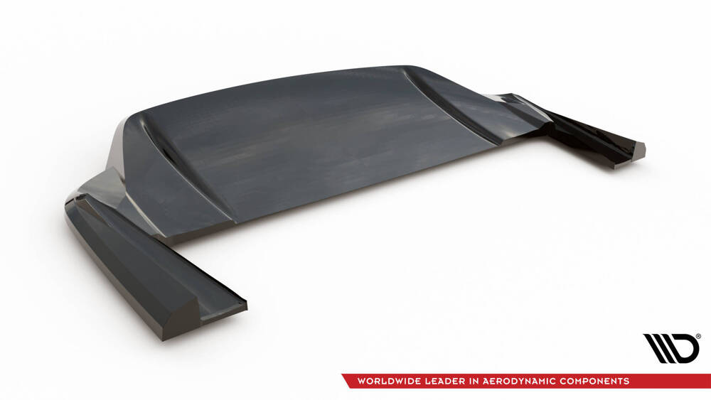 Diffusor Porsche Taycan 1 / 4 / 4S / GTS Glans Zwart