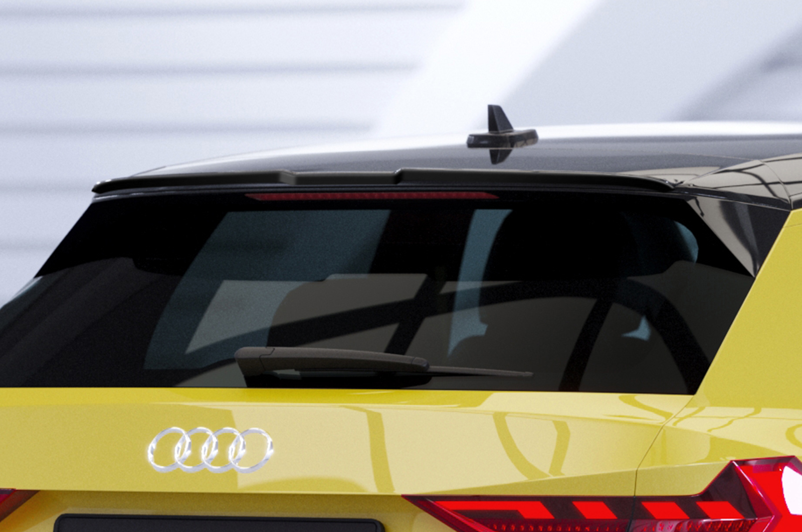 Spoiler Audi A1 (Type GB) CSR Glans Zwart