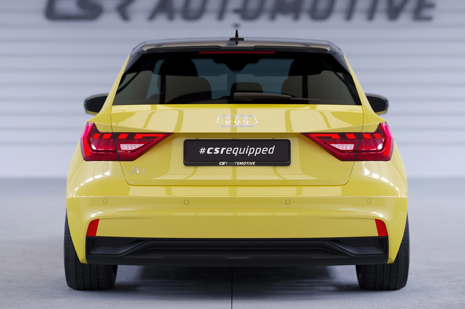 Achterspoiler Audi A1 GB – Glans Zwart (2018–)