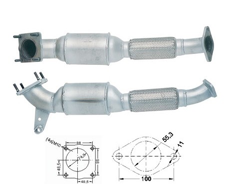 Ford FOCUS 1.8TDi 1753 cc 85 Kw / 115 cv Magnaflow CAT Bouwjaar: