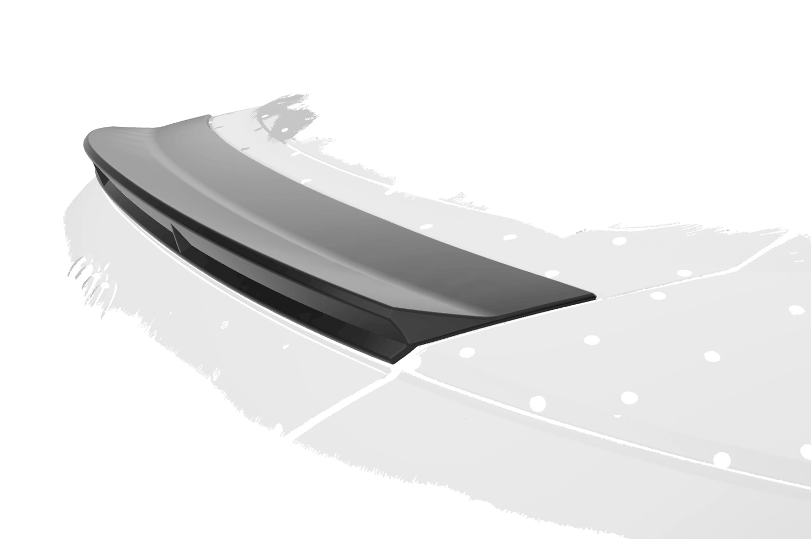Achterspoiler Audi TT / TTS (FV/8S) Glans Zwart (2014–) CSR