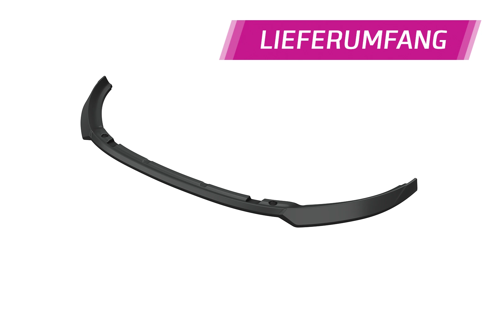 Voorspoiler Ford Mondeo MK4 (BA7) glans zwart