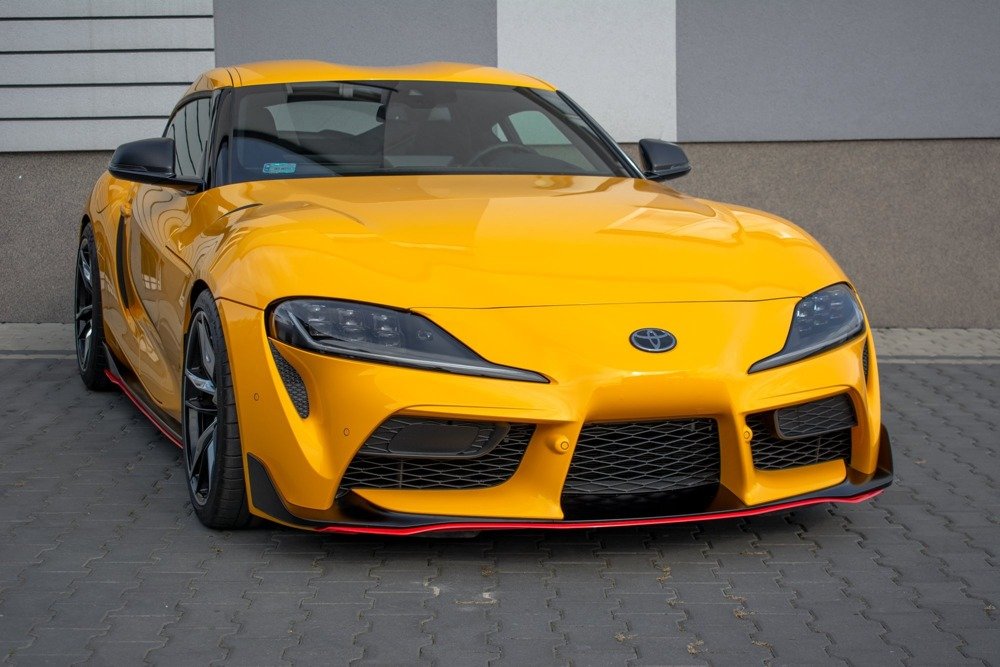 Voorspoiler V.3 Toyota Supra MK5 Maxton Glans Rood