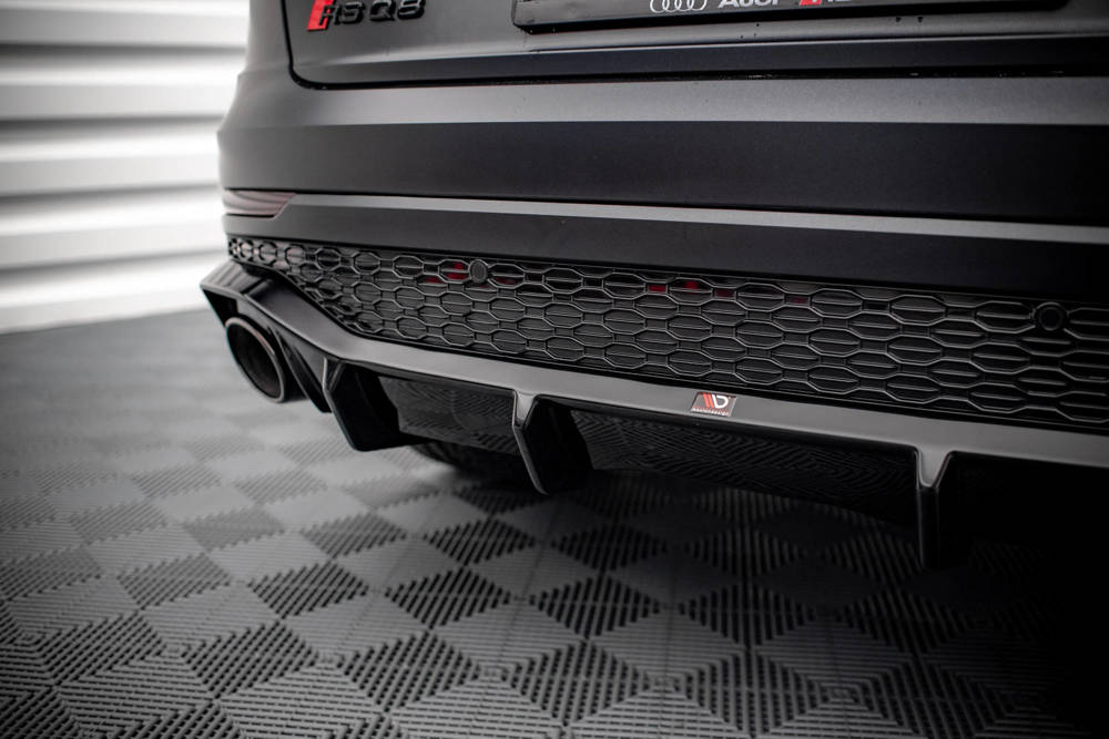 Diffuser Audi RSQ8 Maxton Glans Zwart