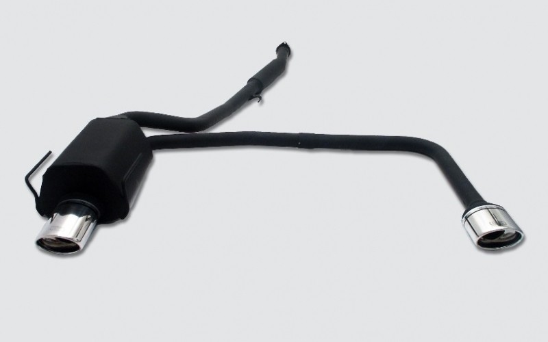 Einddemper duplex BMW 3-serie IS e36 1990-1998 RVS eindstuk 120x