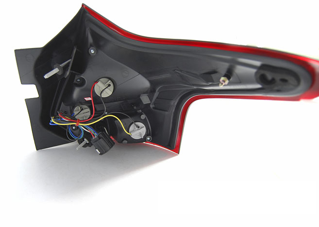 Taillights Ford Focus III 5 door 2011- LED red/Smoke