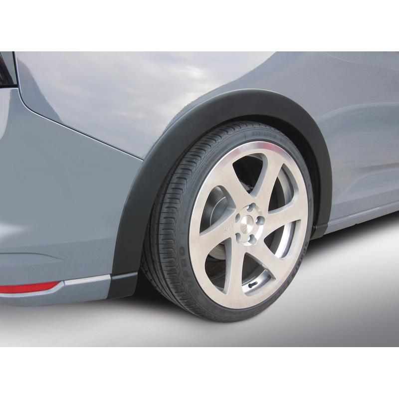 RGM Spatbordverbreders  Volkswagen Caddy V Maxi 2020- Lange wielbasis - dubbele schuifdeur - Zwart