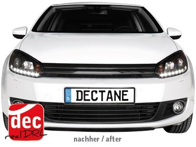 Faros VW Golf VI Los ojos del Diablo Dayline negro