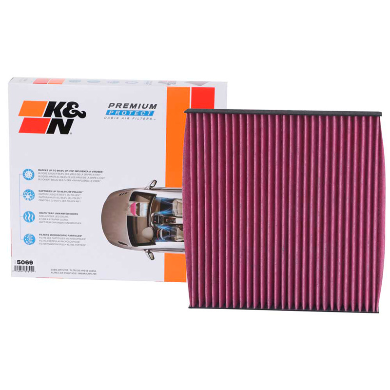 K&N Premium Single-Use Interieurluchtfilter  Honda diverse modellen (DVF5069)