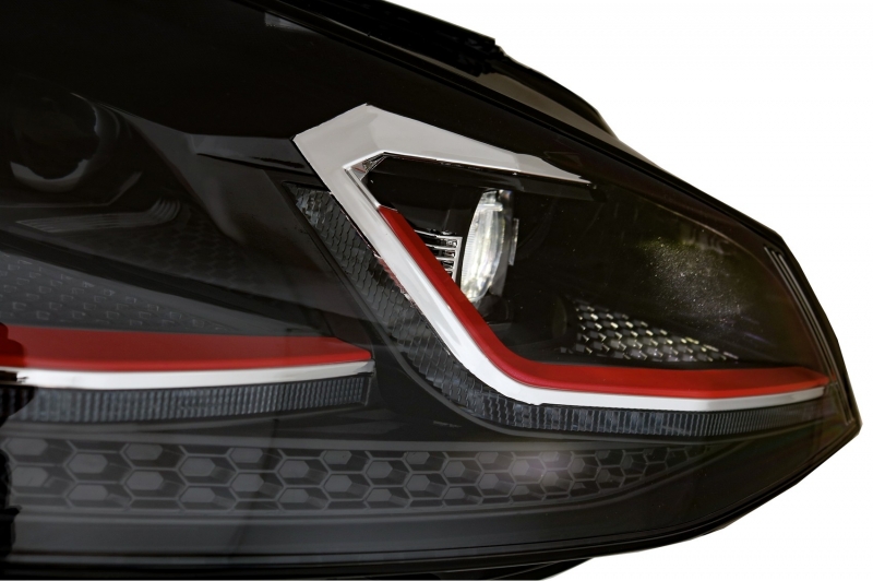 Koplampen VW Golf VII GTI led dagrijverlichting 7.5 Facelift Look