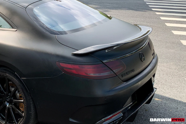 Mercedes Benz C217 S63/S65 AMG Coupe Carbon Sierlijst Achterklep 2014-2021