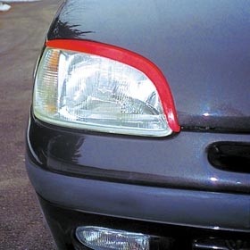 Koplampspoilers Renault Clio  97-8.98 ABS