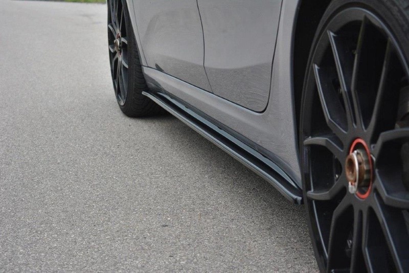 Zijskirts Diffusers Fiat Tipo S-Design Glanzend Zwart
