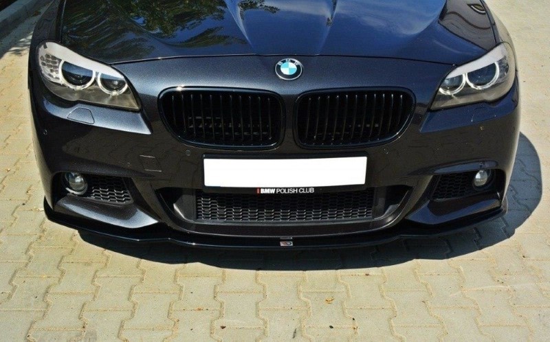 Voorspoiler BMW 5 F10/F11 MPACK V.2 Glanzend Zwart