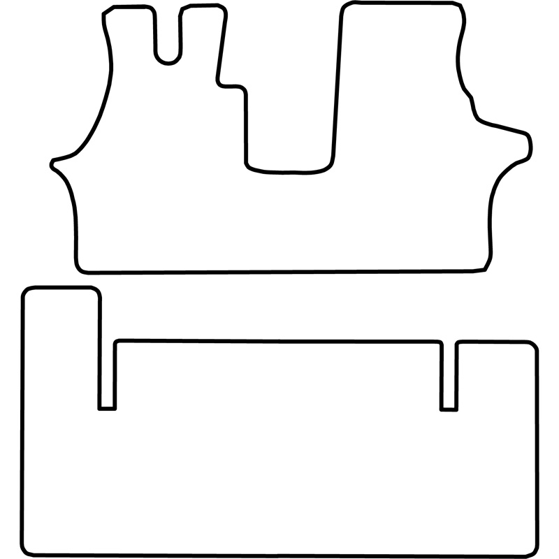 Automatten Mercedes Vito voorset V-Klasse