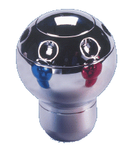 Schakelpook Simoni Racing PK alu with chrome ring