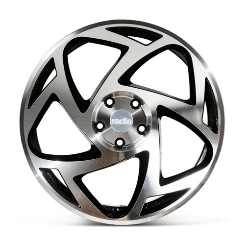 RADI8 S5 8.5/10.0x19 5x120 35 Gloss black machine face 72,56 Bre