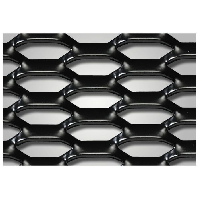 RaceMesh Black 125x25 cm/honingraad 12x6 mm