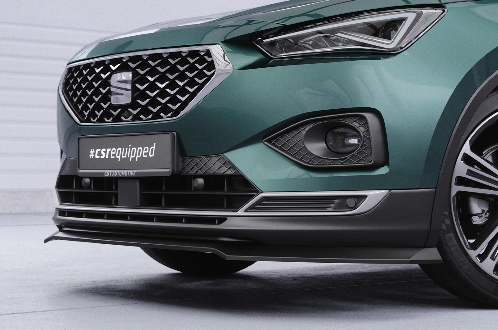 Voorspoiler Seat Tarraco glans zwart