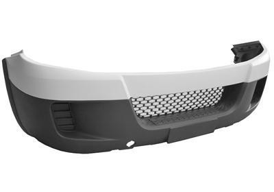 voorbumper, bovenstuk in primer, 2009-10/2011 Iveco Turbodaily,