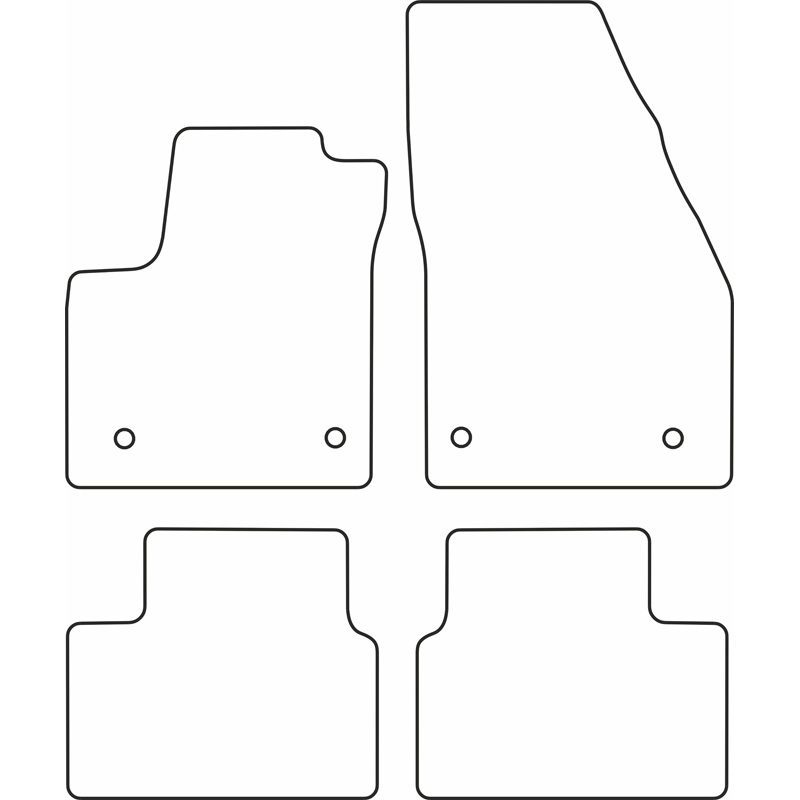 Automatten Opel Meriva B 10-