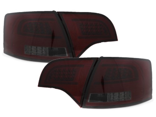 Taillights LED Audi A4 B7 avant 04-08 red/smoke