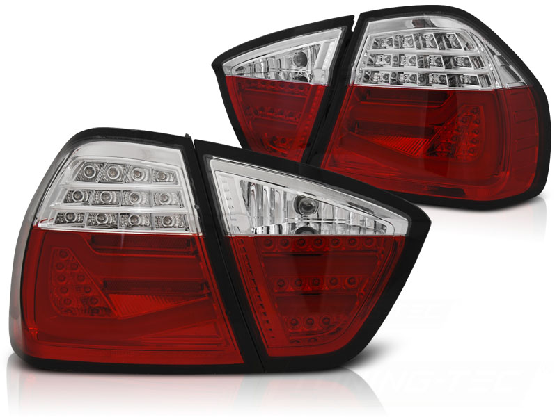 Taillights LED BMW 3-serie E90 04-08 red/smoke