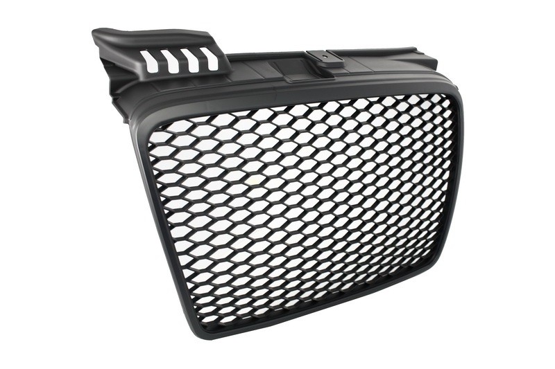 Grille Audi A4 B7 (2004-2008) RS4 Matte Black Embleemloos