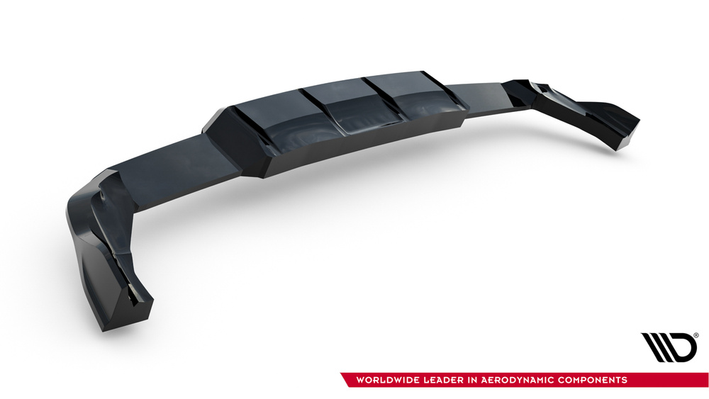 Diffusor (met verticale bars) V.1 Volkswagen Golf R Mk8 / Mk8 Facelift