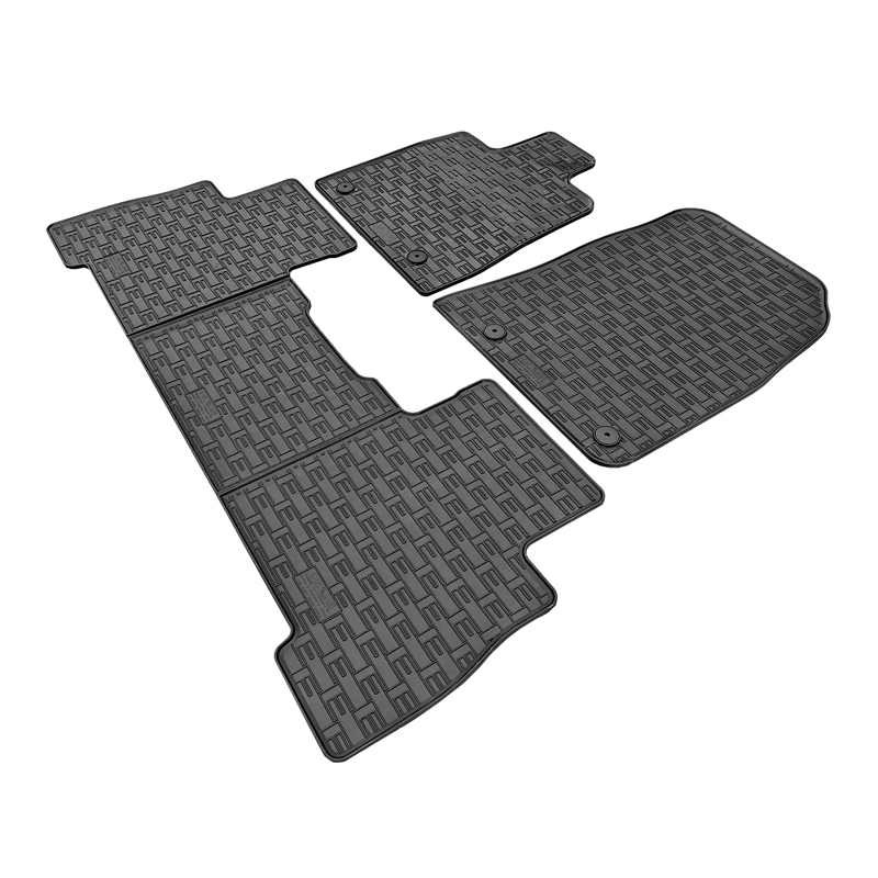 CIKCAR Rubber matten  Maxus eTerron 9 Pick-up 2024- (5-delig + montagesysteem)