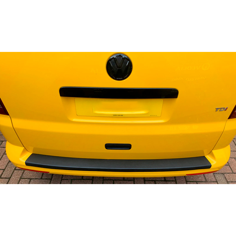 Achterbumper beschermlijst  Volkswagen Transporter T5 2003-2009 - Matzwart