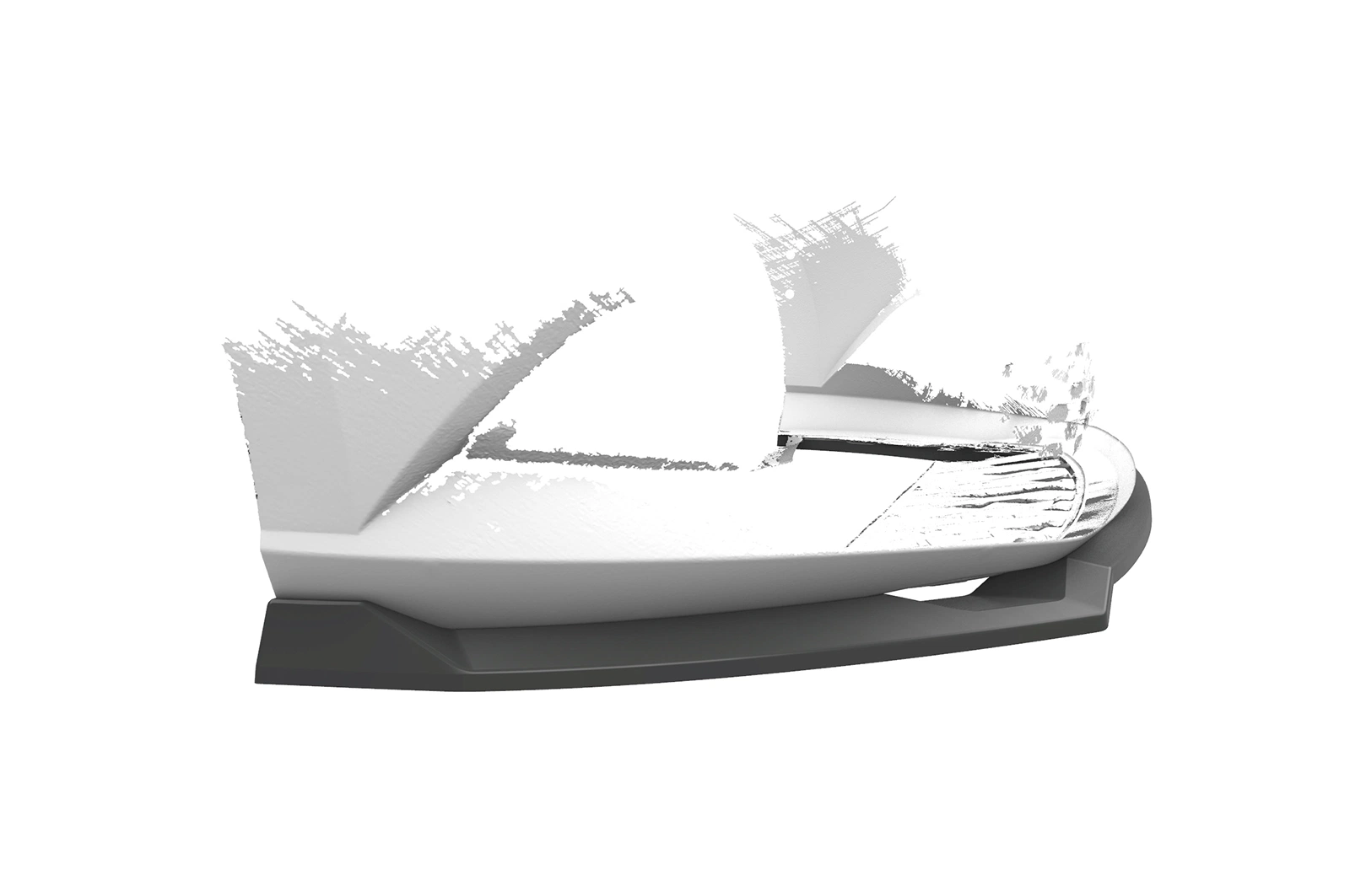 Voorspoiler Skoda Fabia 3 (Typ NJ) 2019-2021 Facelift – Glans Zwart CSR