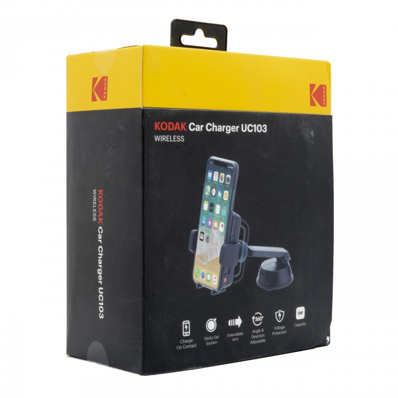 UC103 KODAK Car Wireless Charger Sticky Pad
