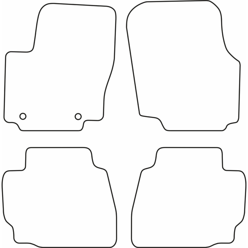 Automatten Velours  Ford Mondeo 2007-2013