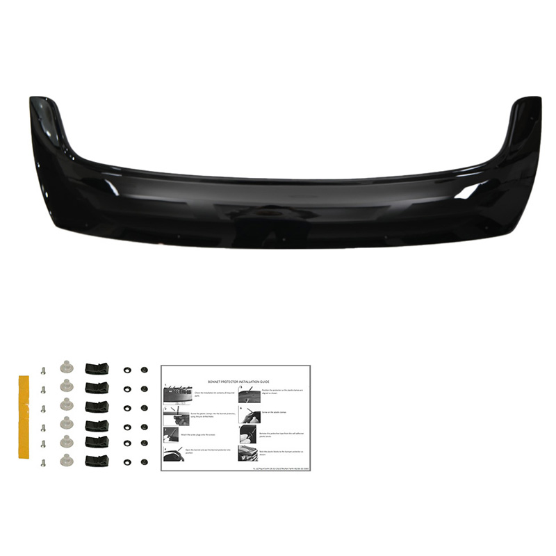 Motorkapbeschermer (steenslagcover)  Renault Master 3e Gen. 2010-2014 - Glanzend zwart
